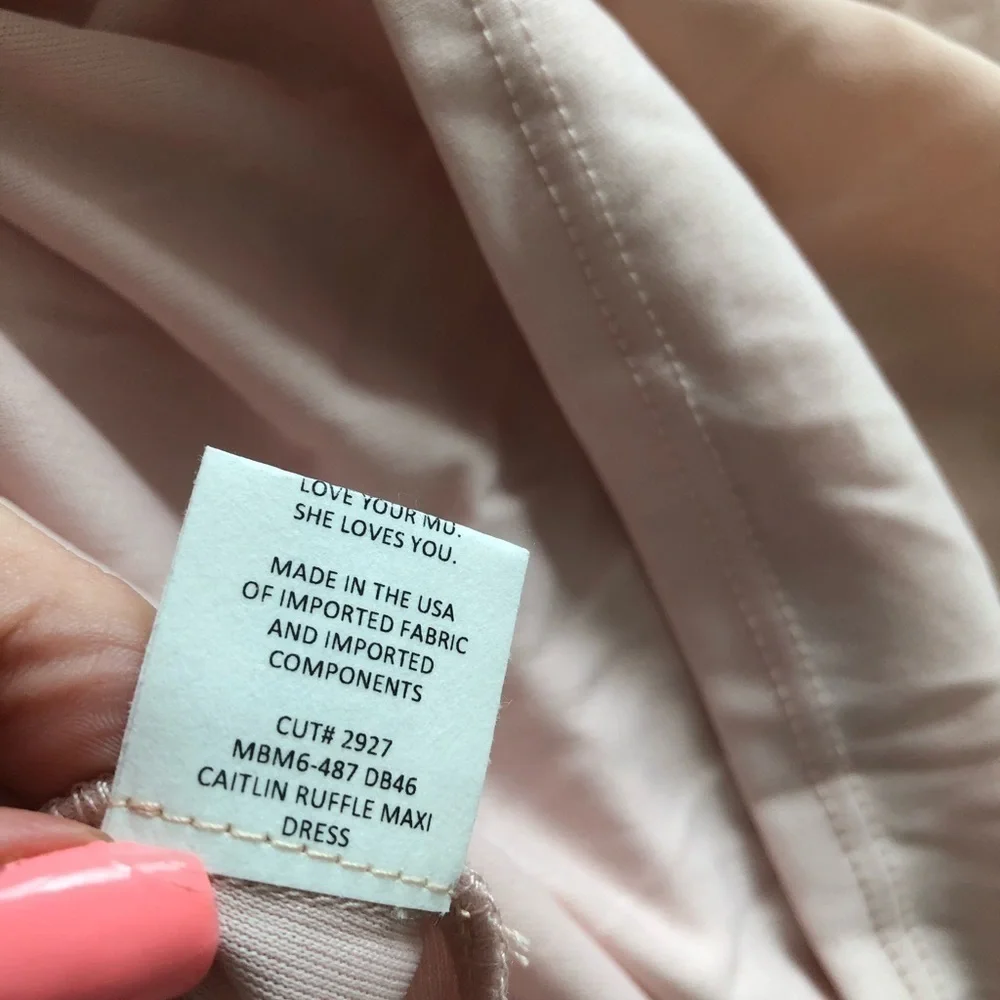 Show Me Your Mumu Caitlin Ruffle Maxi Dress NWT